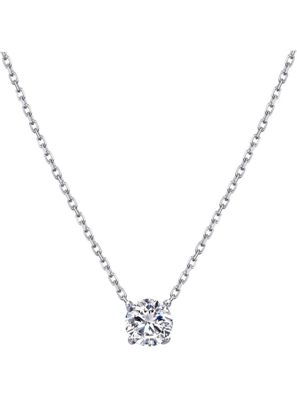 Elegant Gold Plated Choker Necklace for Women - Sterling Silver, Cubic Zirconia